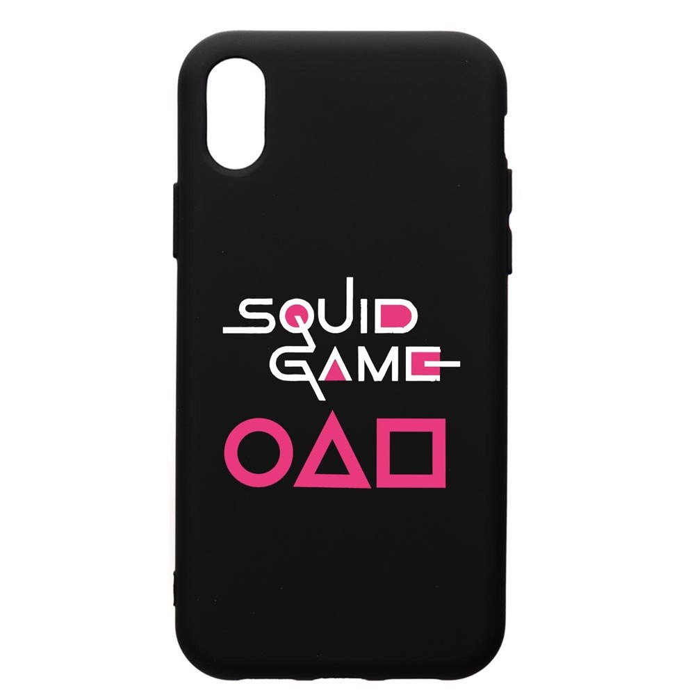 Husa Premium Silicon Compatibila Cu Apple iPhone XS / iPhone X, Squid Game, silicon, cu interiorul din material textil, protectie camera, PB847
