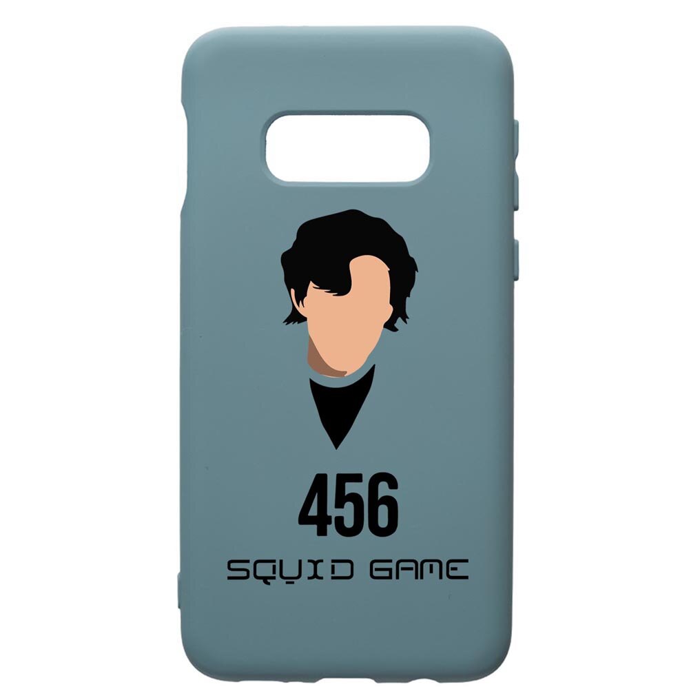 Husa Premium Silicon Compatibila Cu Samsung Galaxy S10, Squid Game - Gamer 456, silicon, cu interiorul din material textil, protectie camera, Cornflower, PCF846