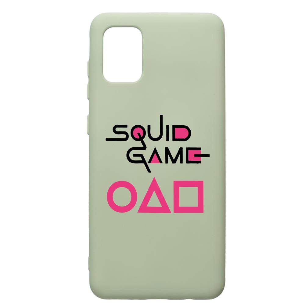 Husa Premium Silicon Compatibila Cu Samsung Galaxy A71, Squid Game, cu interiorul din material textil, protectie camera, Beryl, PGR847