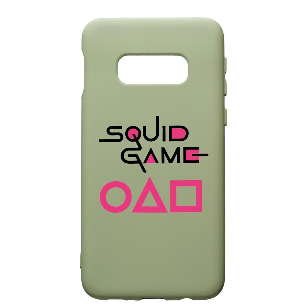 Husa Premium Silicon Compatibila Cu Samsung Galaxy S10, Squid Game, cu interiorul din material textil, protectie camera, Beryl, PGR847