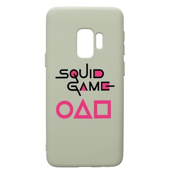 Husa Premium Silicon Compatibila Cu Samsung Galaxy S9, Squid Game, cu interiorul din material textil, protectie camera, Beryl, PGR847 Husa Premium Silicon Compatibila Cu Samsung Galaxy S9, Squid Game, cu interiorul din material textil, protectie camera, Beryl, PGR847