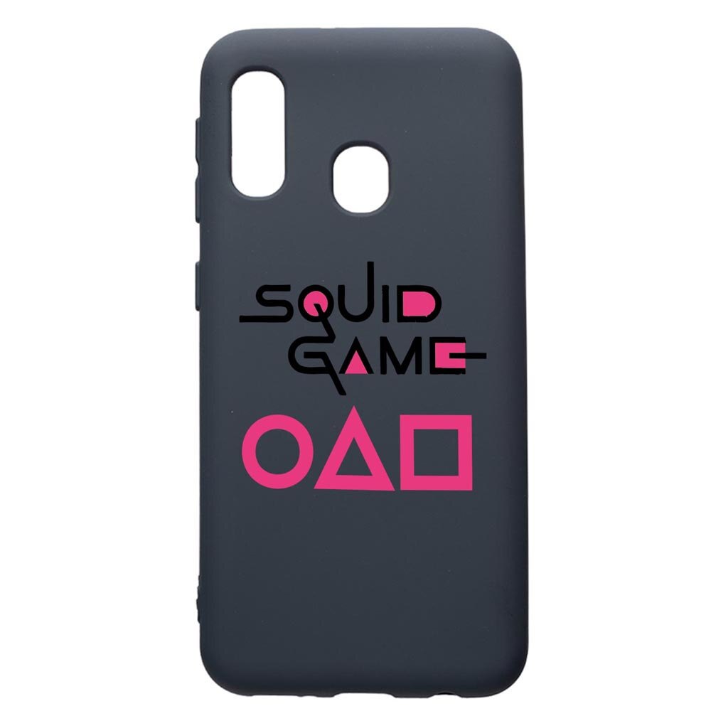 Husa Premium Silicon Compatibila Cu Samsung Galaxy A20E, Squid Game, cu interiorul din material textil, protectie camera, Alaskan Blue, PAB847