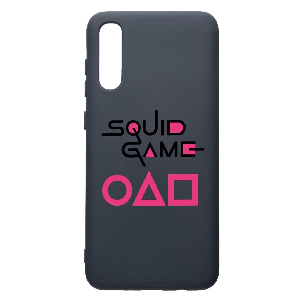 Husa Premium Silicon Compatibila Cu Samsung Galaxy A70, Squid Game, cu interiorul din material textil, protectie camera, Alaskan Blue, PAB847