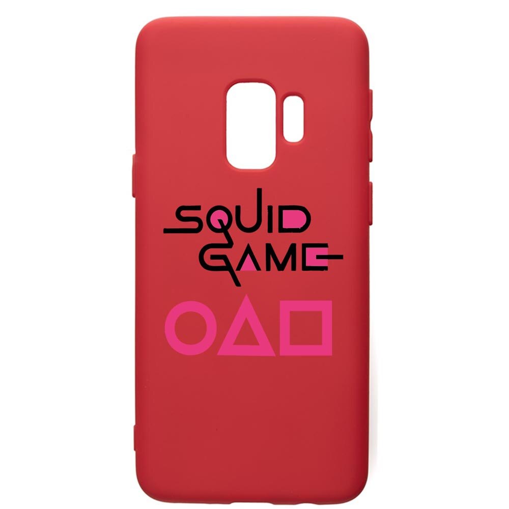 Husa Premium Silicon Compatibila Cu Samsung Galaxy S9, Squid Game, silicon, cu interiorul din material textil, protectie camera, Red, PR847