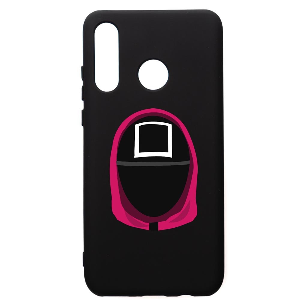 Husa Premium Silicon Compatibila Cu Huawei P30 Lite, Squid Game Soldier Square, silicon, cu interiorul din material textil, protectie camera, PB848