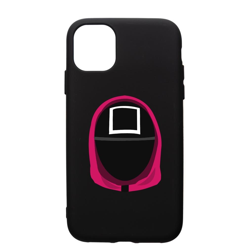 Husa Premium Silicon Compatibila Cu Apple iPhone 11, Squid Game Soldier Square, silicon, cu interiorul din material textil, protectie camera, PB848