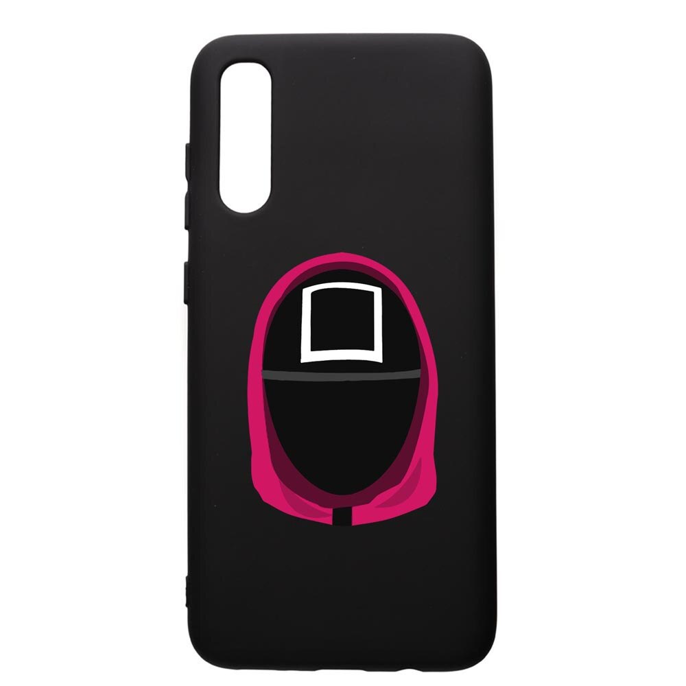 Husa Premium Silicon Compatibila Cu Samsung Galaxy A70, Squid Game Soldier Square, silicon, cu interiorul din material textil, protectie camera, PB848