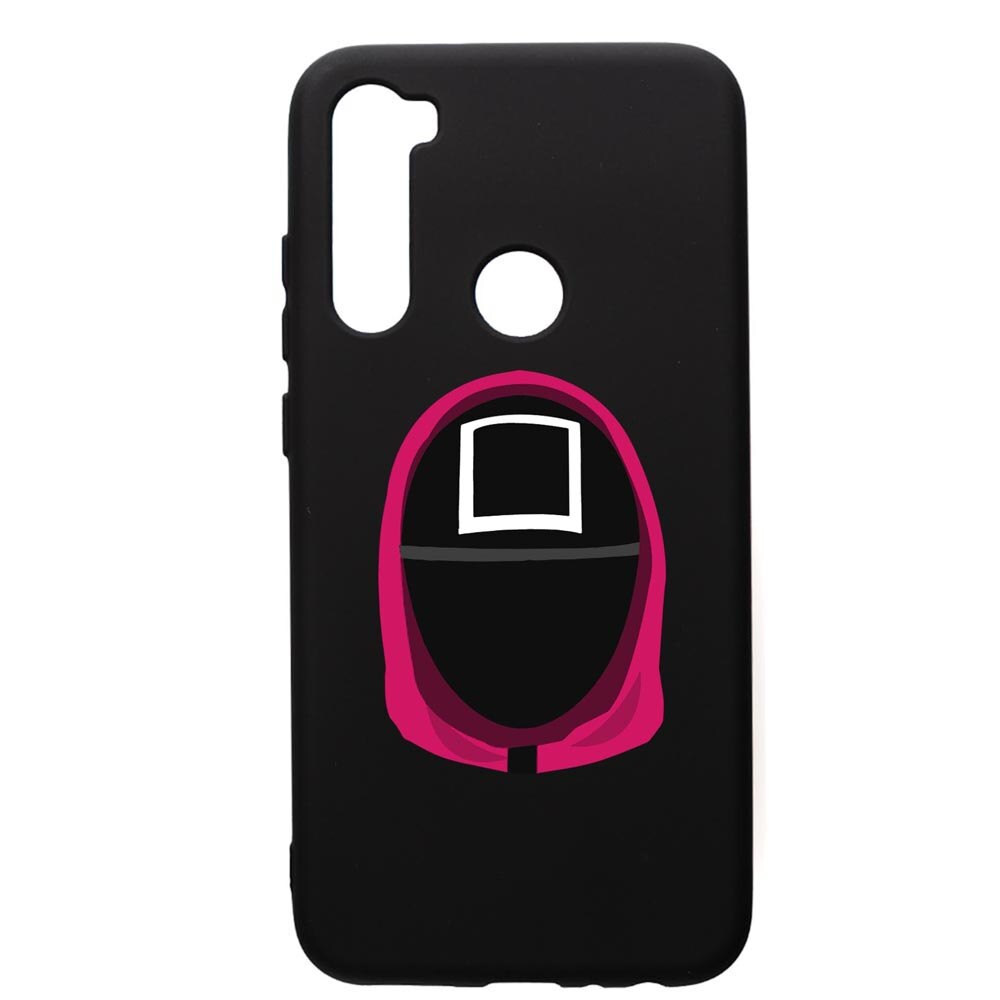 Husa Premium Silicon Compatibila Cu Xiaomi Redmi Note 8, Squid Game Soldier Square, silicon, cu interiorul din material textil, protectie camera, PB848
