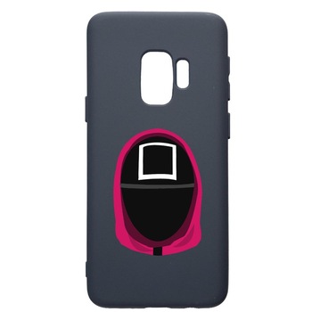 Husa Premium Silicon Compatibila Cu Samsung Galaxy S9, Squid Game Soldier Square, cu interiorul din material textil, protectie camera, Alaskan Blue, PAB848 Husa Premium Silicon Compatibila Cu Samsung Galaxy S9, Squid Game Soldier Square, cu interiorul din material textil, protectie camera, Alaskan Blue, PAB848