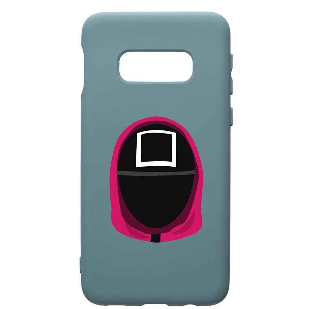 Husa Premium Silicon Compatibila Cu Samsung Galaxy S10, Squid Game Soldier Square, silicon, cu interiorul din material textil, protectie camera, Cornflower, PCF848