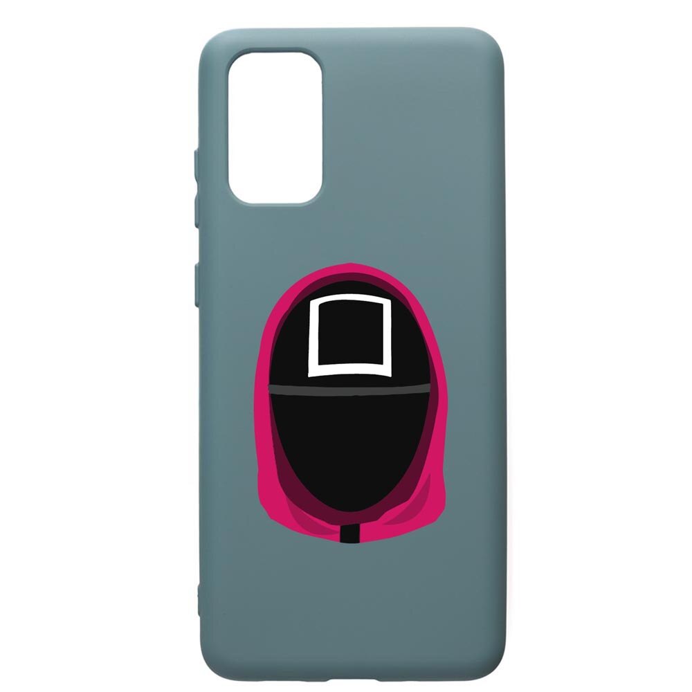 Husa Premium Silicon Compatibila Cu Samsung Galaxy S20 Plus, Squid Game Soldier Square, silicon, cu interiorul din material textil, protectie camera, Cornflower, PCF848