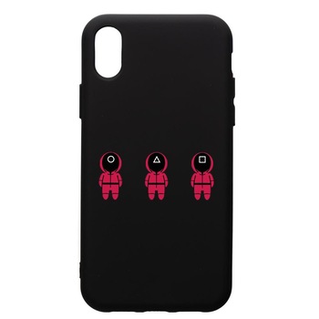 Husa Premium Silicon Compatibila Cu Huawei Y6 2019, Squid Game Soldier Cartoon, silicon, cu interiorul din material textil, protectie camera, PB849 Husa Premium Silicon Compatibila Cu Huawei Y6 2019, Squid Game Soldier Cartoon, silicon, cu interiorul din material textil, protectie camera, PB849