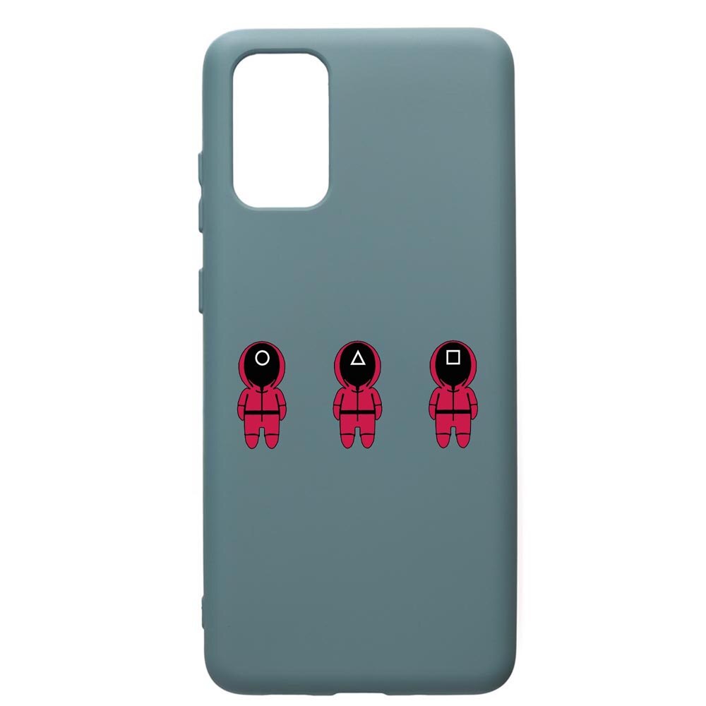 Husa Premium Silicon Compatibila Cu Samsung Galaxy S20 Plus, Squid Game Soldier Cartoon, silicon, cu interiorul din material textil, protectie camera, Cornflower, PCF849