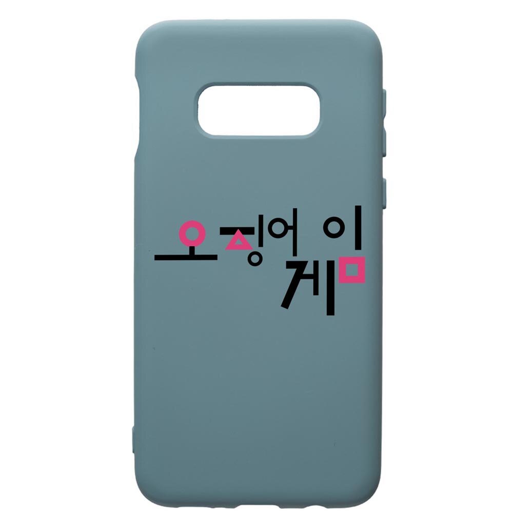 Husa Premium Silicon Compatibila Cu Samsung Galaxy S10, Squid Game Korean, silicon, cu interiorul din material textil, protectie camera, Cornflower, PCF850