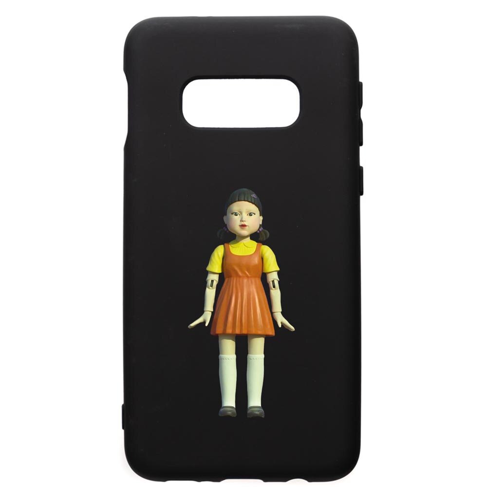 Husa Premium Silicon Compatibila Cu Samsung Galaxy S10E, Squid Game Doll Girl, silicon, cu interiorul din material textil, protectie camera, PB851
