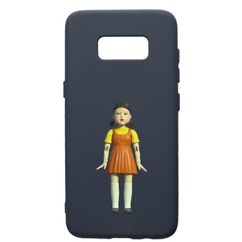 Husa Premium Silicon Compatibila Cu Samsung Galaxy S8, Squid Game Doll Girl, cu interiorul din material textil, protectie camera, Alaskan Blue, PAB851 Husa Premium Silicon Compatibila Cu Samsung Galaxy S8, Squid Game Doll Girl, cu interiorul din material textil, protectie camera, Alaskan Blue, PAB851