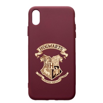 Husa Premium Silicon compatibila cu Samsung Galaxy A10, Hogwarts Harry Potter, cu interiorul din material textil, protectie camera, Burgundy, PBR852 Husa Premium Silicon compatibila cu Samsung Galaxy A10, Hogwarts Harry Potter, cu interiorul din material textil, protectie camera, Burgundy, PBR852