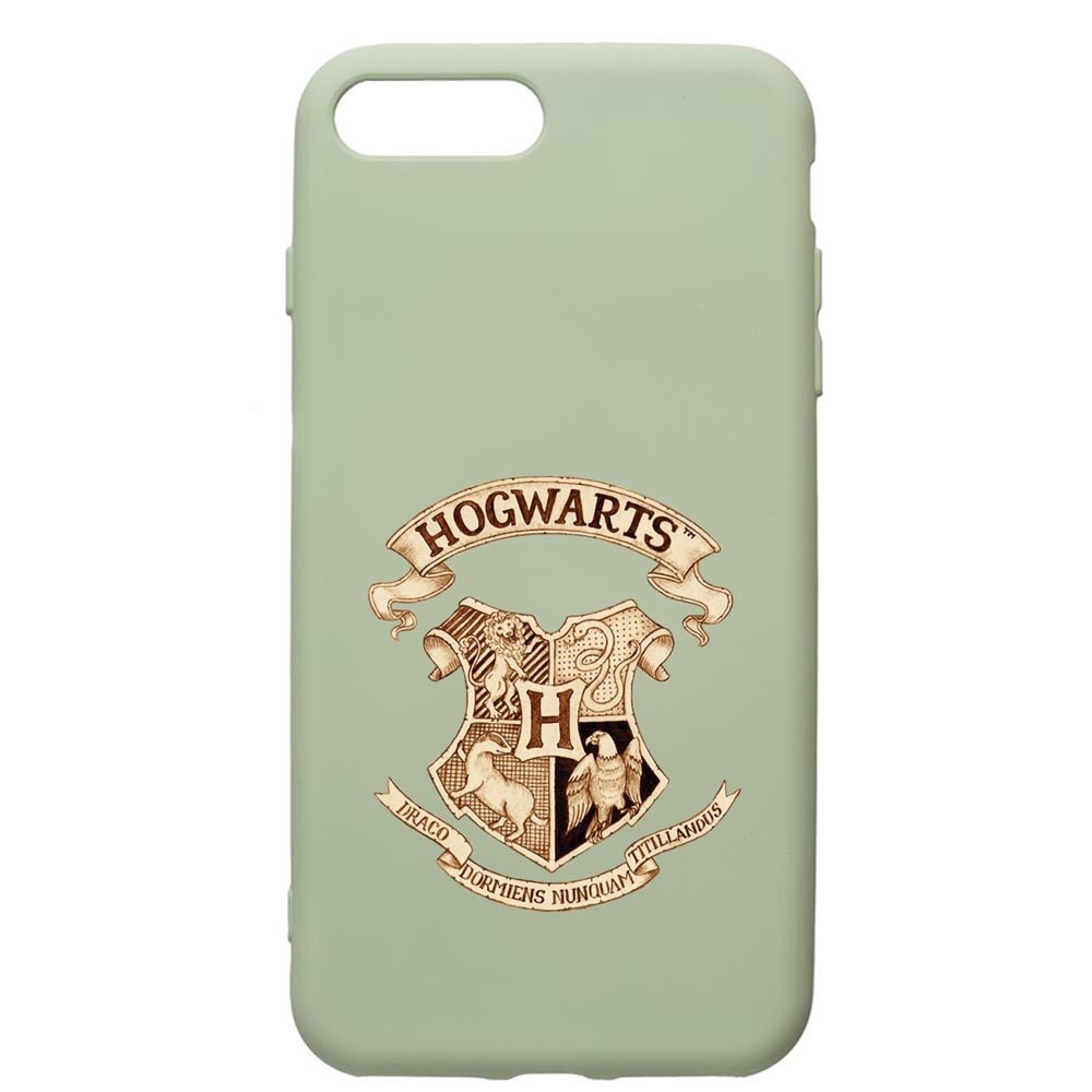 Husa Premium Silicon Compatibila Cu Apple iPhone 8 Plus / iPhone 7 Plus, Hogwarts Harry Potter, cu interiorul din material textil, protectie camera, Beryl, PGR852