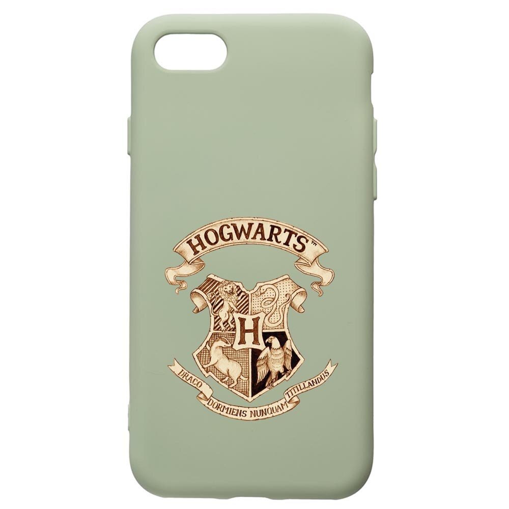 Husa Premium Silicon Compatibila Cu Apple iPhone SE 2 / iPhone 8 / iPhone 7, Hogwarts Harry Potter, cu interiorul din material textil, protectie camera, Beryl, PGR852