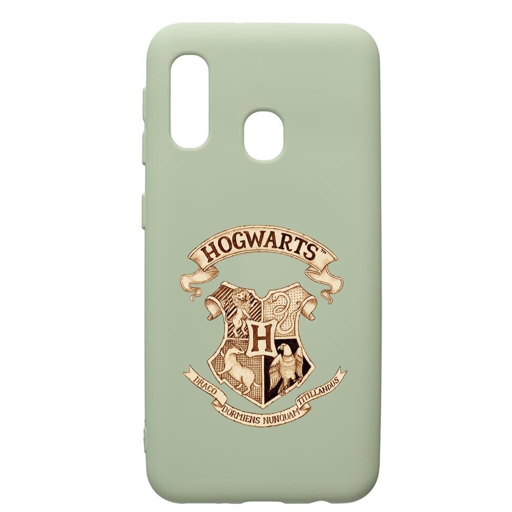 Husa Premium Silicon Compatibila Cu Samsung Galaxy A20e, Hogwarts Harry Potter, cu interiorul din material textil, protectie camera, Beryl, PGR852