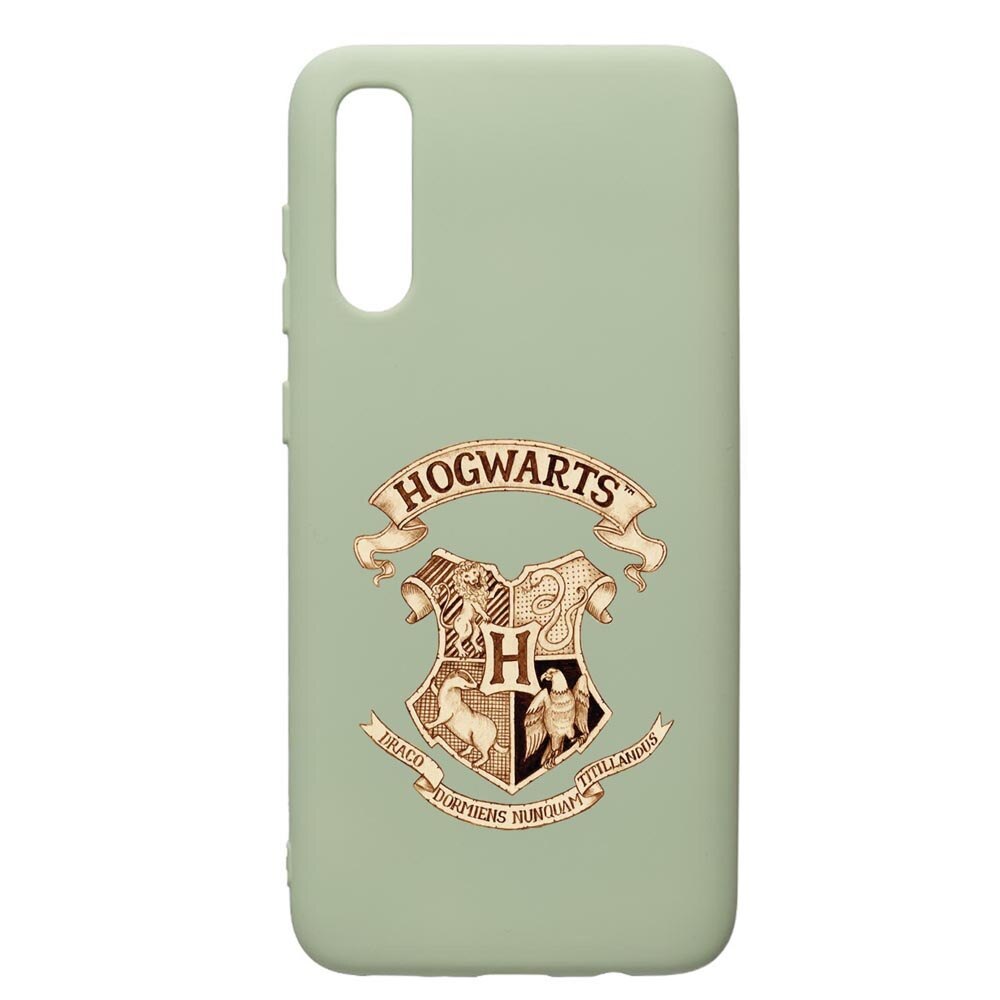Husa Premium Silicon Compatibila Cu Samsung Galaxy A70, Hogwarts Harry Potter, cu interiorul din material textil, protectie camera, Beryl, PGR852