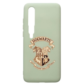 Husa Premium Silicon Compatibila Cu Xiaomi Mi 10 / Mi 10 Pro, Hogwarts Harry Potter, cu interiorul din material textil, protectie camera, Beryl, PGR852 Husa Premium Silicon Compatibila Cu Xiaomi Mi 10 / Mi 10 Pro, Hogwarts Harry Potter, cu interiorul din material textil, protectie camera, Beryl, PGR852