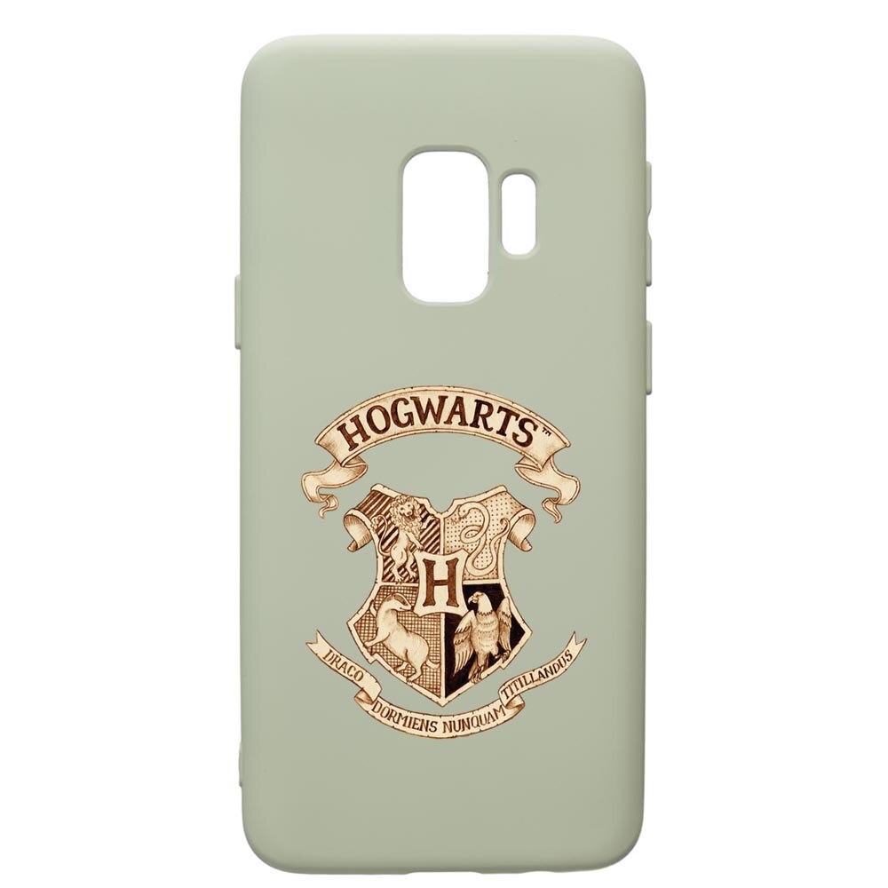 Husa Premium Silicon Compatibila Cu Samsung Galaxy S9, Hogwarts Harry Potter, cu interiorul din material textil, protectie camera, Beryl, PGR852