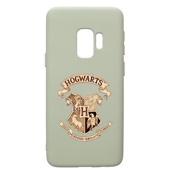 Husa Premium Silicon Compatibila Cu Samsung Galaxy S9, Hogwarts Harry Potter, cu interiorul din material textil, protectie camera, Beryl, PGR852 Husa Premium Silicon Compatibila Cu Samsung Galaxy S9, Hogwarts Harry Potter, cu interiorul din material textil, protectie camera, Beryl, PGR852