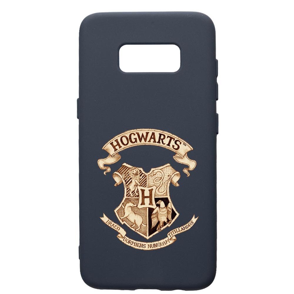 Husa Premium Silicon Compatibila Cu Samsung Galaxy S8, Hogwarts Harry Potter, cu interiorul din material textil, protectie camera, Alaskan Blue, PAB852