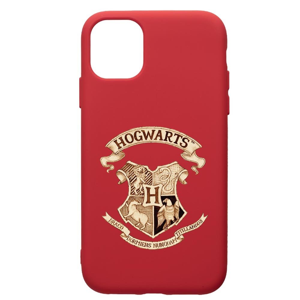Husa Premium Silicon Compatibila Cu Apple iPhone 11 Pro, Hogwarts Harry Potter, silicon, cu interiorul din material textil, protectie camera, Red, PR852