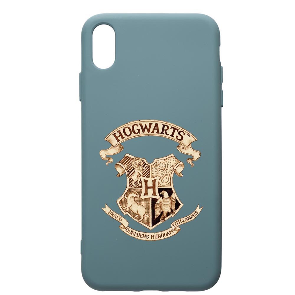 Husa Premium Silicon Compatibila Cu Apple iPhone XS Max, Hogwarts Harry Potter, silicon, cu interiorul din material textil, protectie camera, Cornflower, PCF852