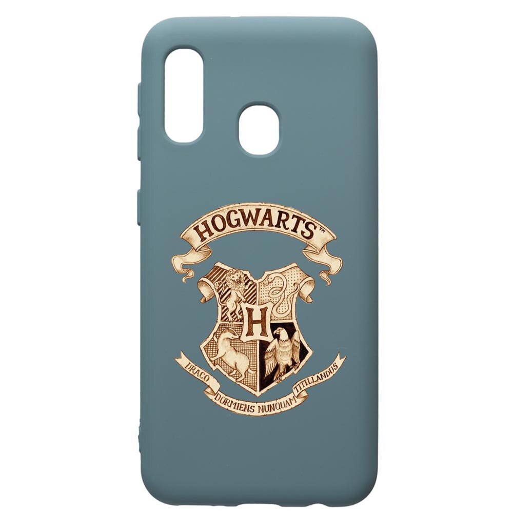 Husa Premium Silicon Compatibila Cu Samsung Galaxy A20E, Hogwarts Harry Potter, silicon, cu interiorul din material textil, protectie camera, Cornflower, PCF852