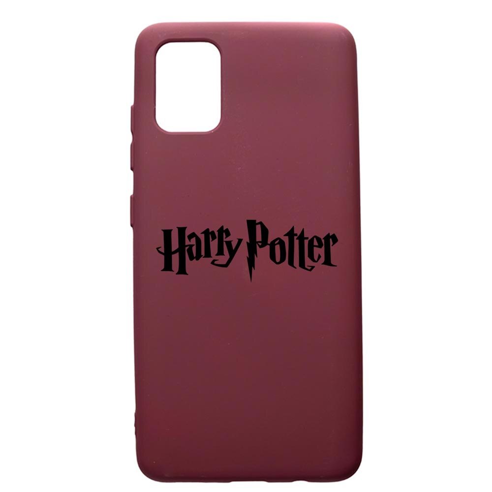 Husa Premium Silicon compatibila cu Apple iPhone 12 Pro Max, Harry Potter, cu interiorul din material textil, protectie camera, Burgundy, PBR853