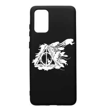 Husa Premium Silicon Compatibila Cu Samsung Galaxy A51, Harry Potter Deathly Hallows, silicon, cu interiorul din material textil, protectie camera, PB854 Husa Premium Silicon Compatibila Cu Samsung Galaxy A51, Harry Potter Deathly Hallows, silicon, cu interiorul din material textil, protectie camera, PB854