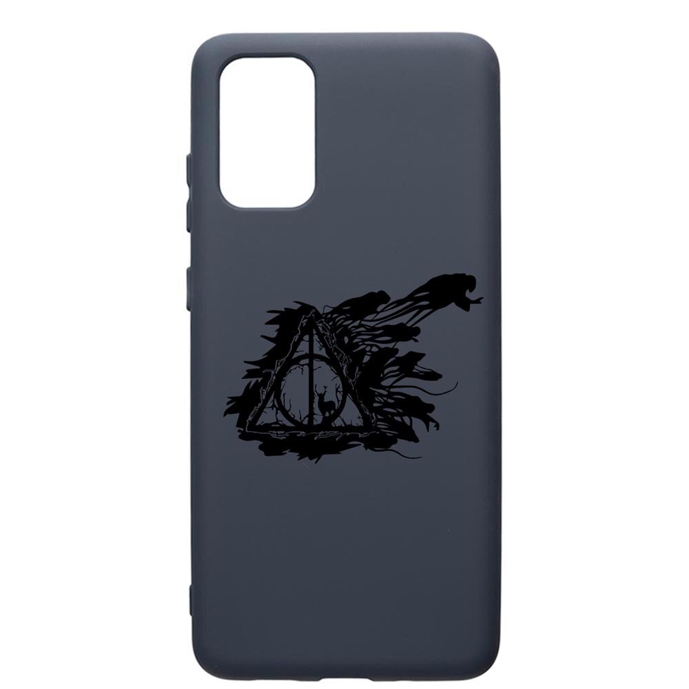 Husa Premium Silicon Compatibila Cu Samsung Galaxy S20 Plus, Harry Potter Deathly Hallows, cu interiorul din material textil, protectie camera, Alaskan Blue, PAB854
