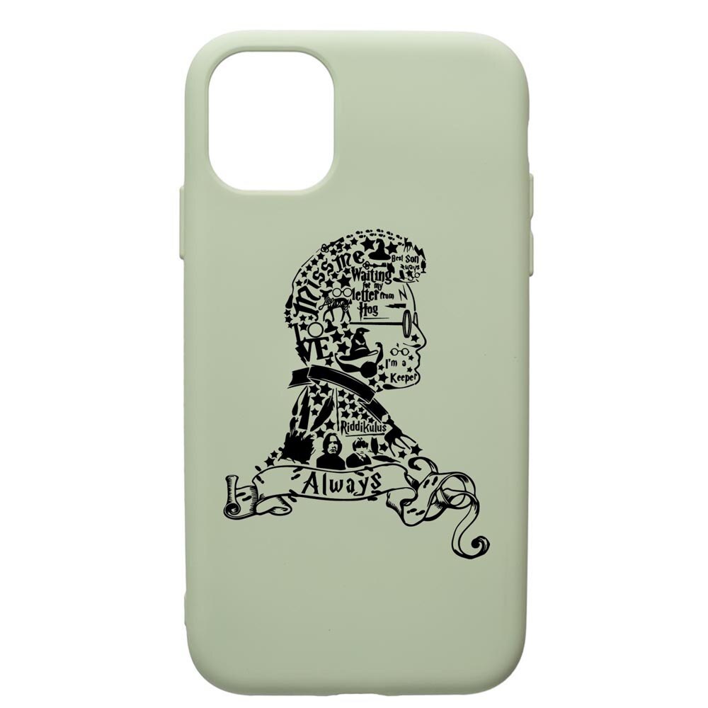Husa Premium Silicon Compatibila Cu Apple iPhone 12 Pro Max, Harry Potter Face, cu interiorul din material textil, protectie camera, Beryl, PGR855