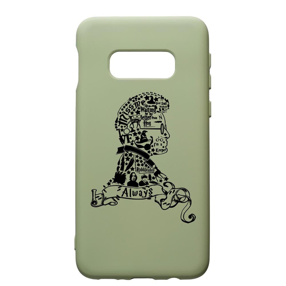 Husa Premium Silicon Compatibila Cu Samsung Galaxy S10, Harry Potter Face, cu interiorul din material textil, protectie camera, Beryl, PGR855