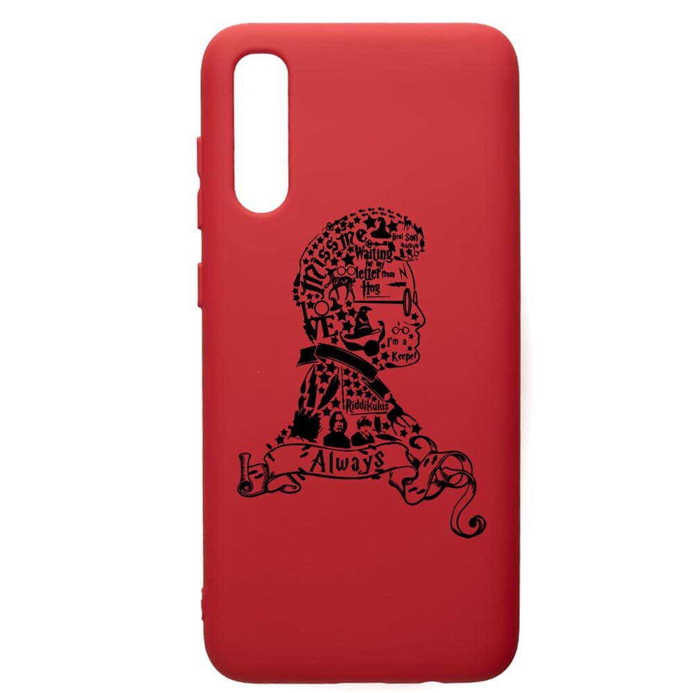 Husa Premium Silicon Compatibila Cu Samsung Galaxy A30S, Harry Potter Face, silicon, cu interiorul din material textil, protectie camera, Red, PR855