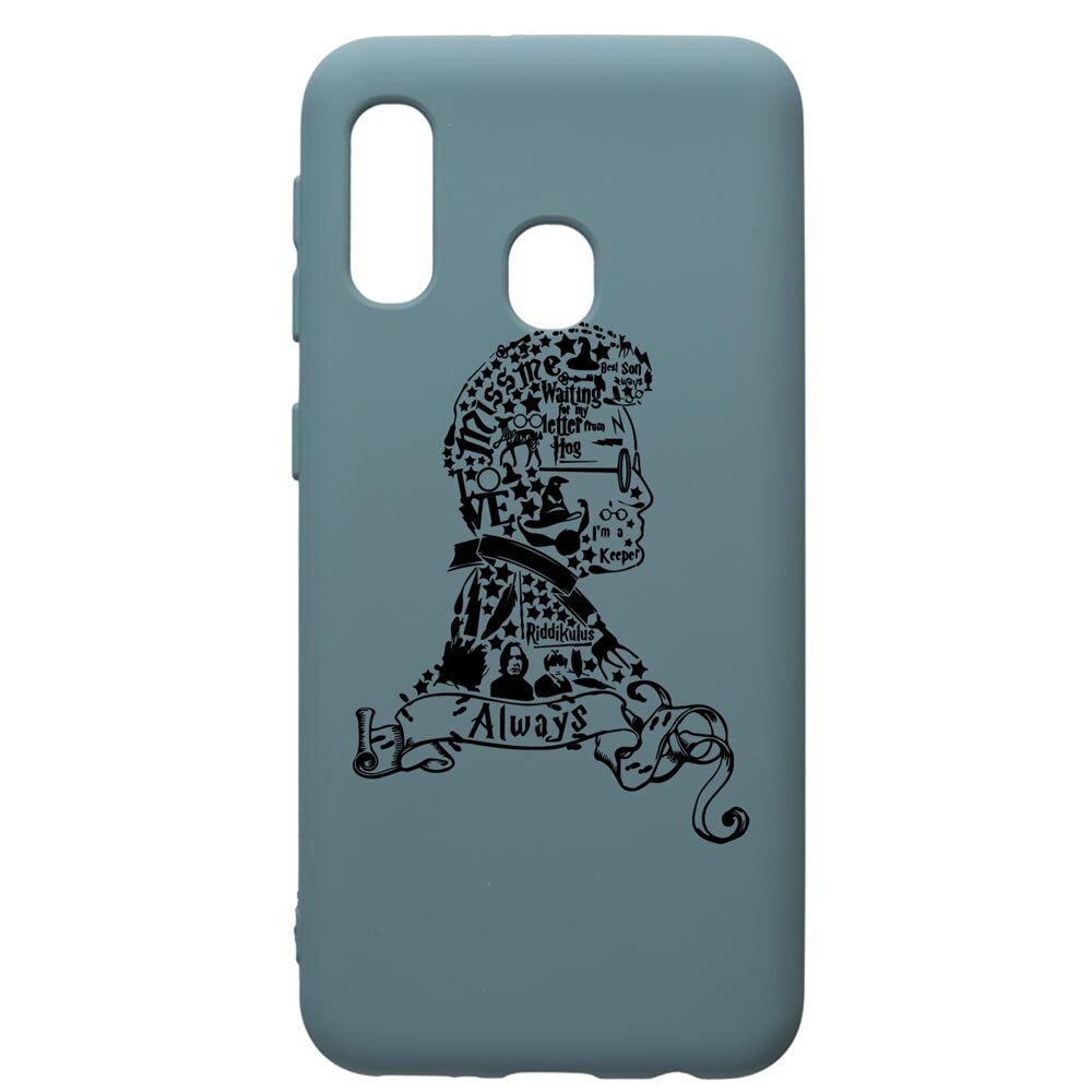 Husa Premium Silicon Compatibila Cu Samsung Galaxy A20E, Harry Potter Face, silicon, cu interiorul din material textil, protectie camera, Cornflower, PCF855