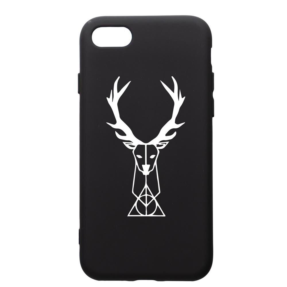 Husa Premium Silicon Compatibila Cu Apple iPhone SE 2 / iPhone 8 / iPhone 7, Harry Potter Patronus Deer, silicon, cu interiorul din material textil, protectie camera, PB856