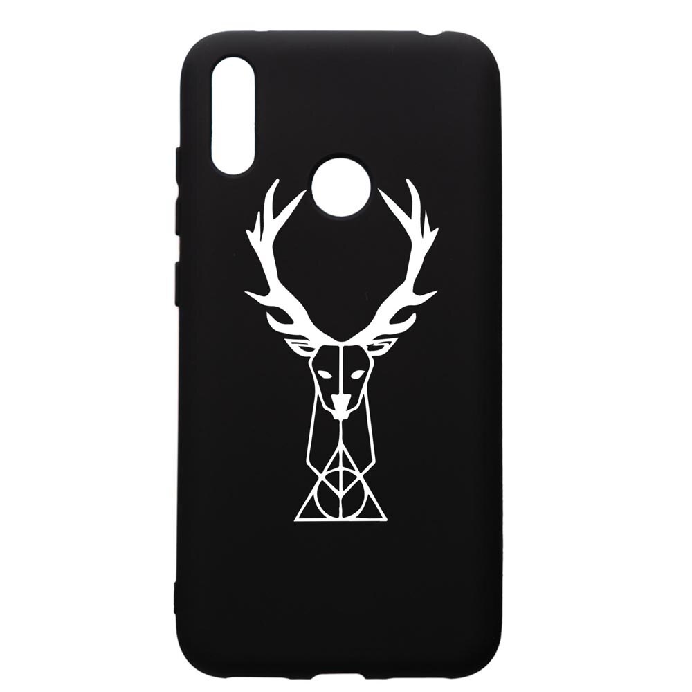 Husa Premium Silicon Compatibila Cu Huawei Y7 2019, Harry Potter Patronus Deer, silicon, cu interiorul din material textil, protectie camera, PB856