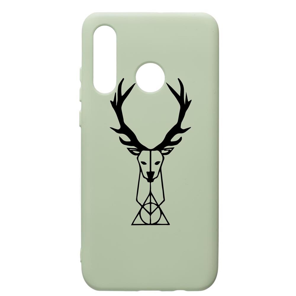 Husa Premium Silicon Compatibila Cu Huawei P30 Lite, Harry Potter Patronus Deer, cu interiorul din material textil, protectie camera, Beryl, PGR856