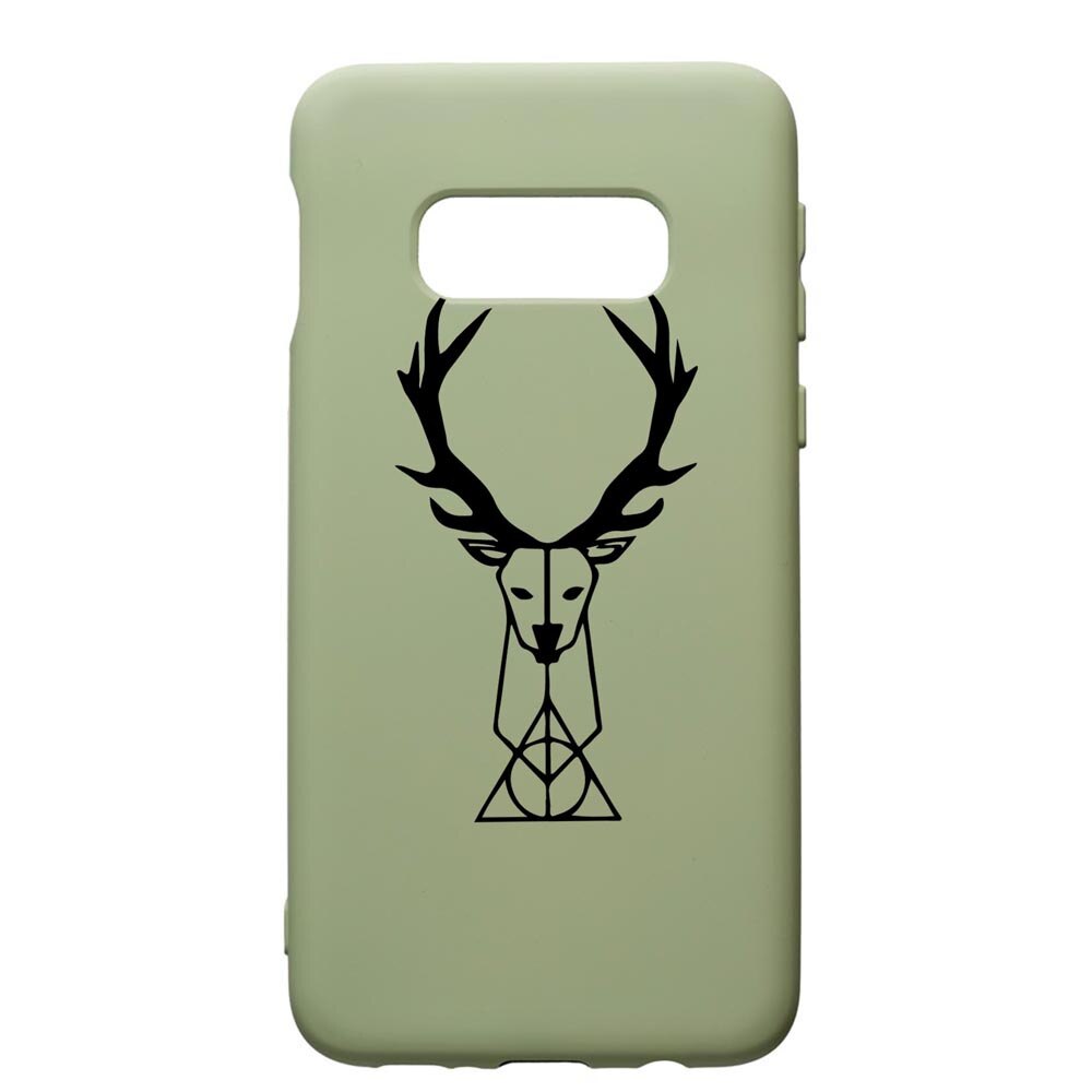 Husa Premium Silicon Compatibila Cu Samsung Galaxy S10, Harry Potter Patronus Deer, cu interiorul din material textil, protectie camera, Beryl, PGR856