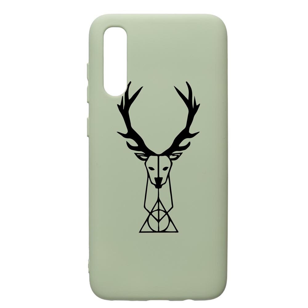 Husa Premium Silicon Compatibila Cu Samsung Galaxy A70, Harry Potter Patronus Deer, cu interiorul din material textil, protectie camera, Beryl, PGR856