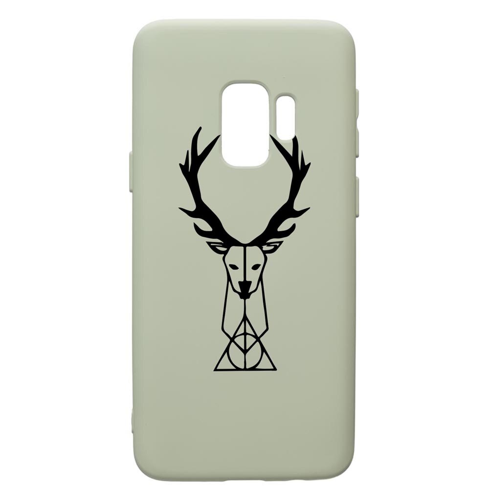 Husa Premium Silicon Compatibila Cu Samsung Galaxy S9, Harry Potter Patronus Deer, cu interiorul din material textil, protectie camera, Beryl, PGR856