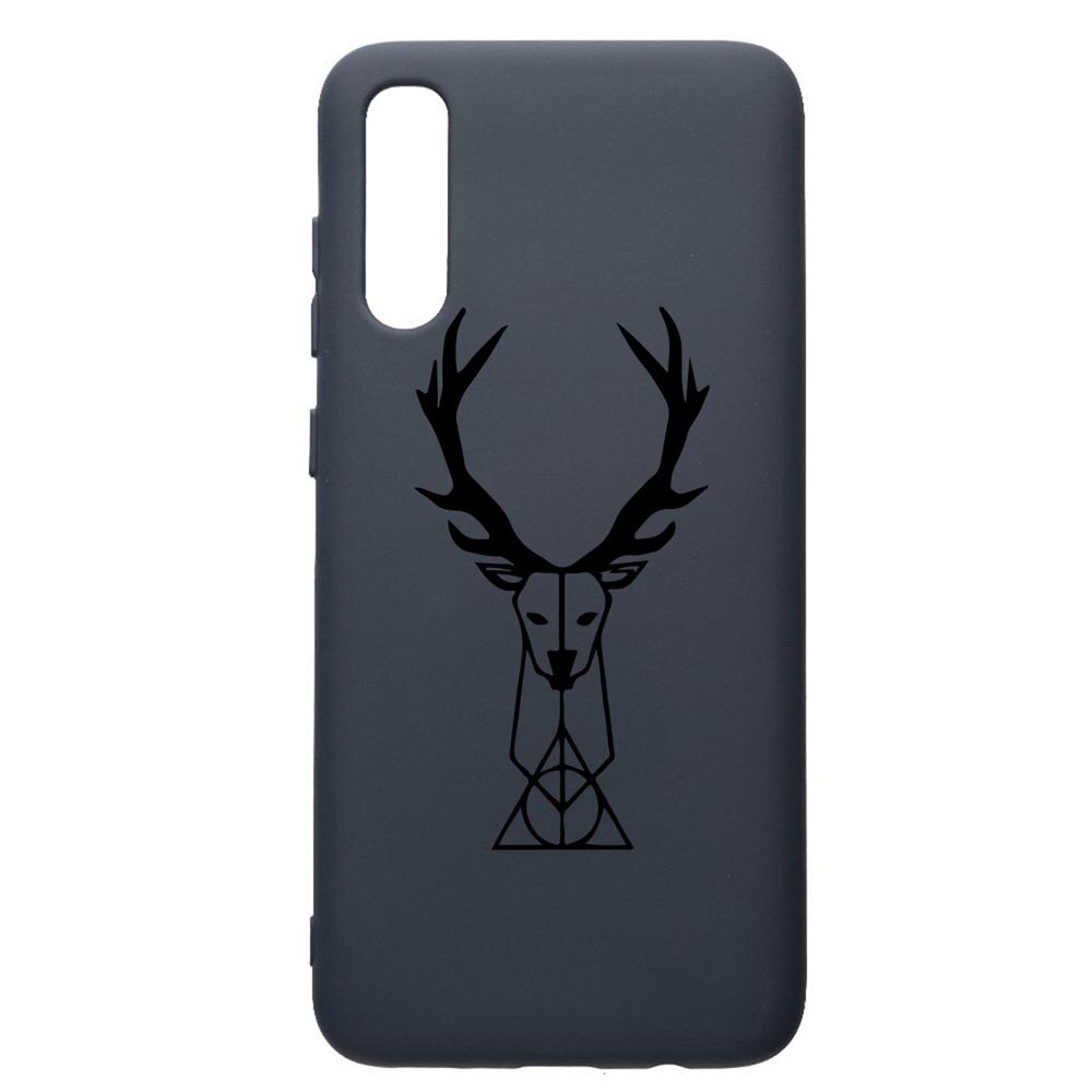 Husa Premium Silicon Compatibila Cu Samsung Galaxy A70, Harry Potter Patronus Deer, cu interiorul din material textil, protectie camera, Alaskan Blue, PAB856