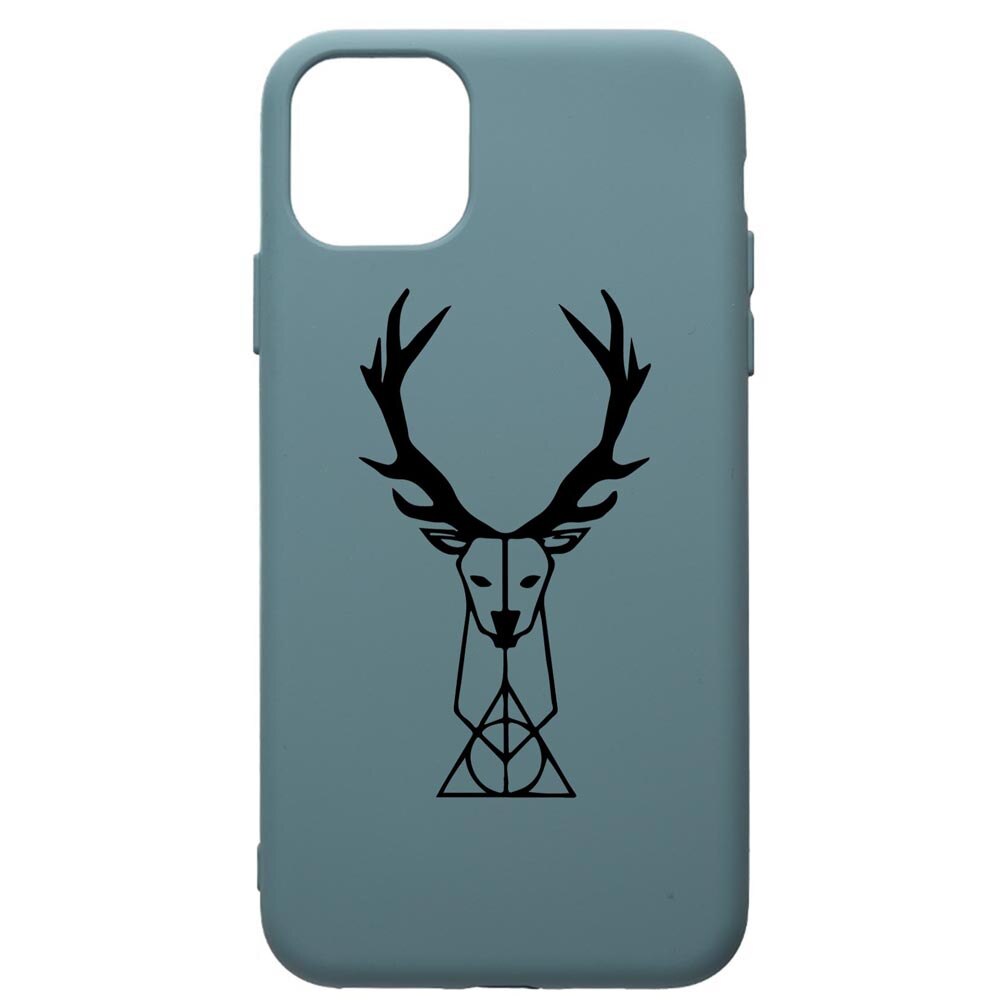 Husa Premium Silicon Compatibila Cu Apple iPhone 11 Pro Max, Harry Potter Patronus Deer, silicon, cu interiorul din material textil, protectie camera, Cornflower, PCF856