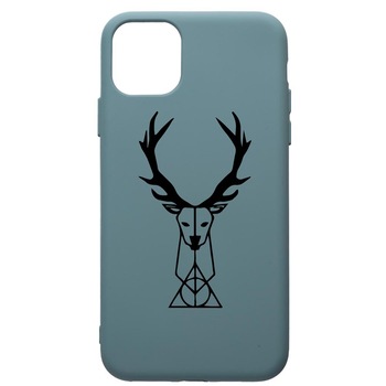 Husa Premium Silicon Compatibila Cu Apple iPhone 11 Pro Max, Harry Potter Patronus Deer, silicon, cu interiorul din material textil, protectie camera, Cornflower, PCF856 Husa Premium Silicon Compatibila Cu Apple iPhone 11 Pro Max, Harry Potter Patronus Deer, silicon, cu interiorul din material textil, protectie camera, Cornflower, PCF856