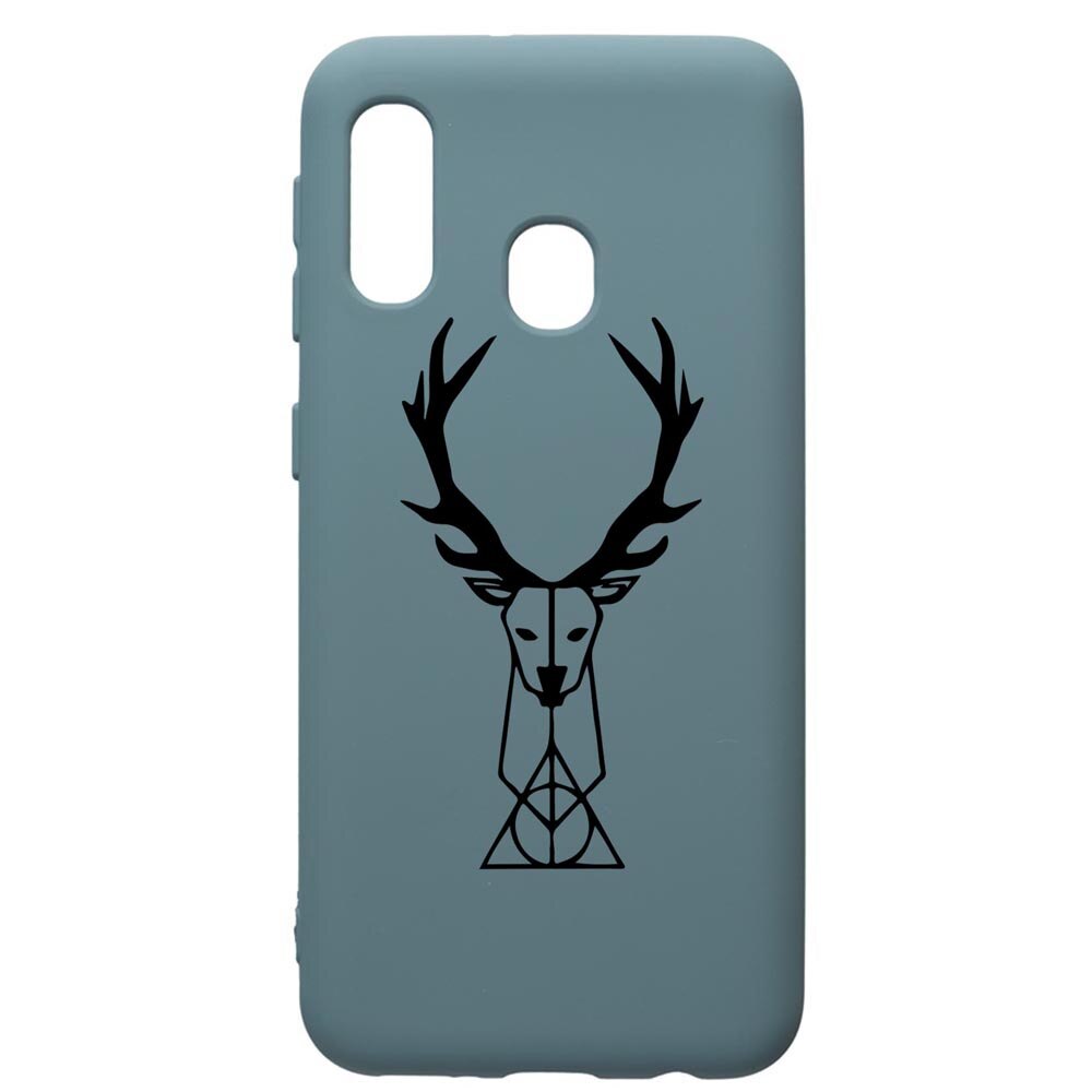 Husa Premium Silicon Compatibila Cu Samsung Galaxy A20E, Harry Potter Patronus Deer, silicon, cu interiorul din material textil, protectie camera, Cornflower, PCF856