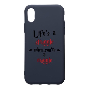 Husa Premium Silicon Compatibila Cu Huawei Y5 2019, Life Is A Struggle, cu interiorul din material textil, protectie camera, Alaskan Blue, PAB857 Husa Premium Silicon Compatibila Cu Huawei Y5 2019, Life Is A Struggle, cu interiorul din material textil, protectie camera, Alaskan Blue, PAB857